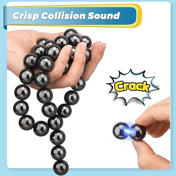 22PCS Round Magnetic Stones Fidget Toy Magnet Science Kit for Adults